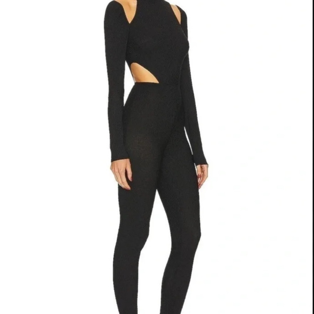 REVOLVE X Michael Costello ribbed cut out jumpsuit - Picture 2 of 10